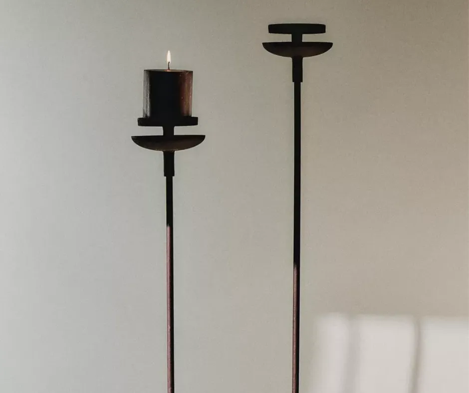 Tripod Candlestand Nicosia, H57, H71