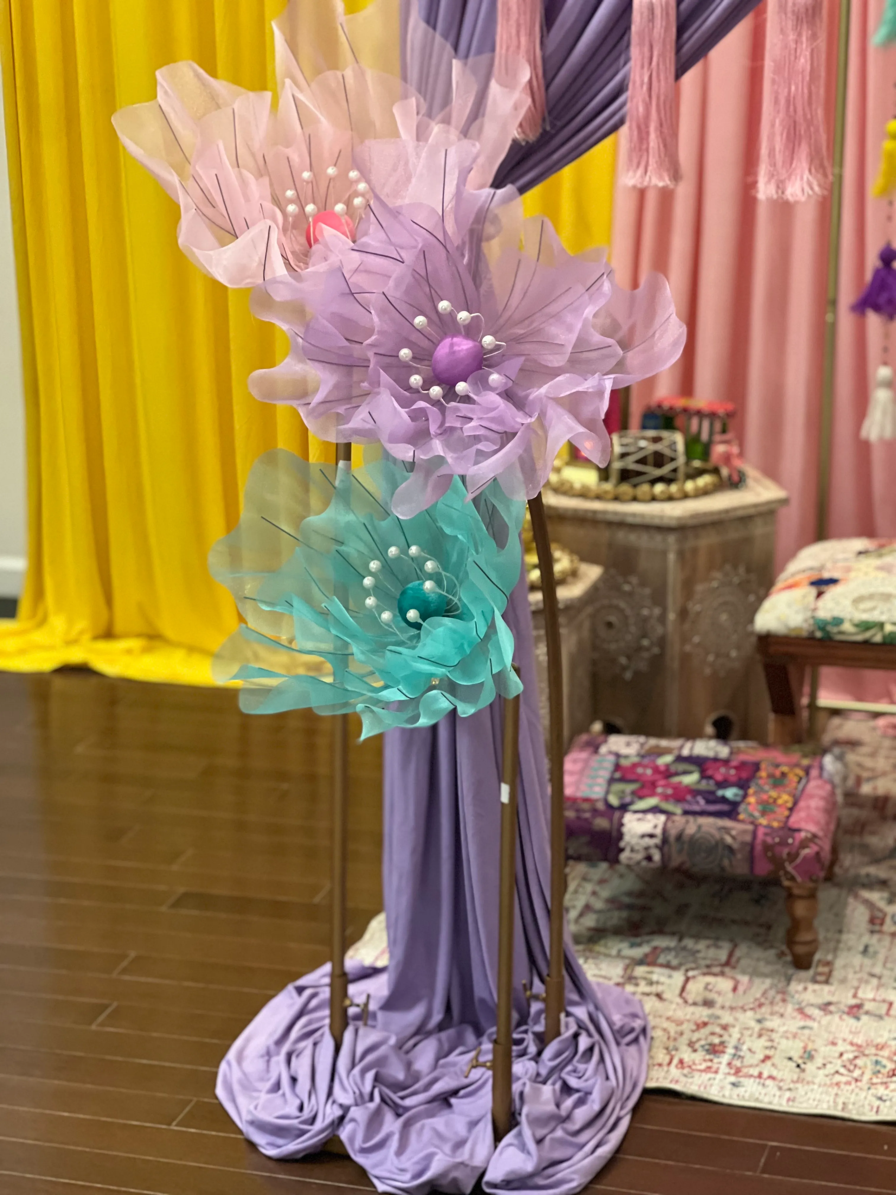 Pastel Flower Stands