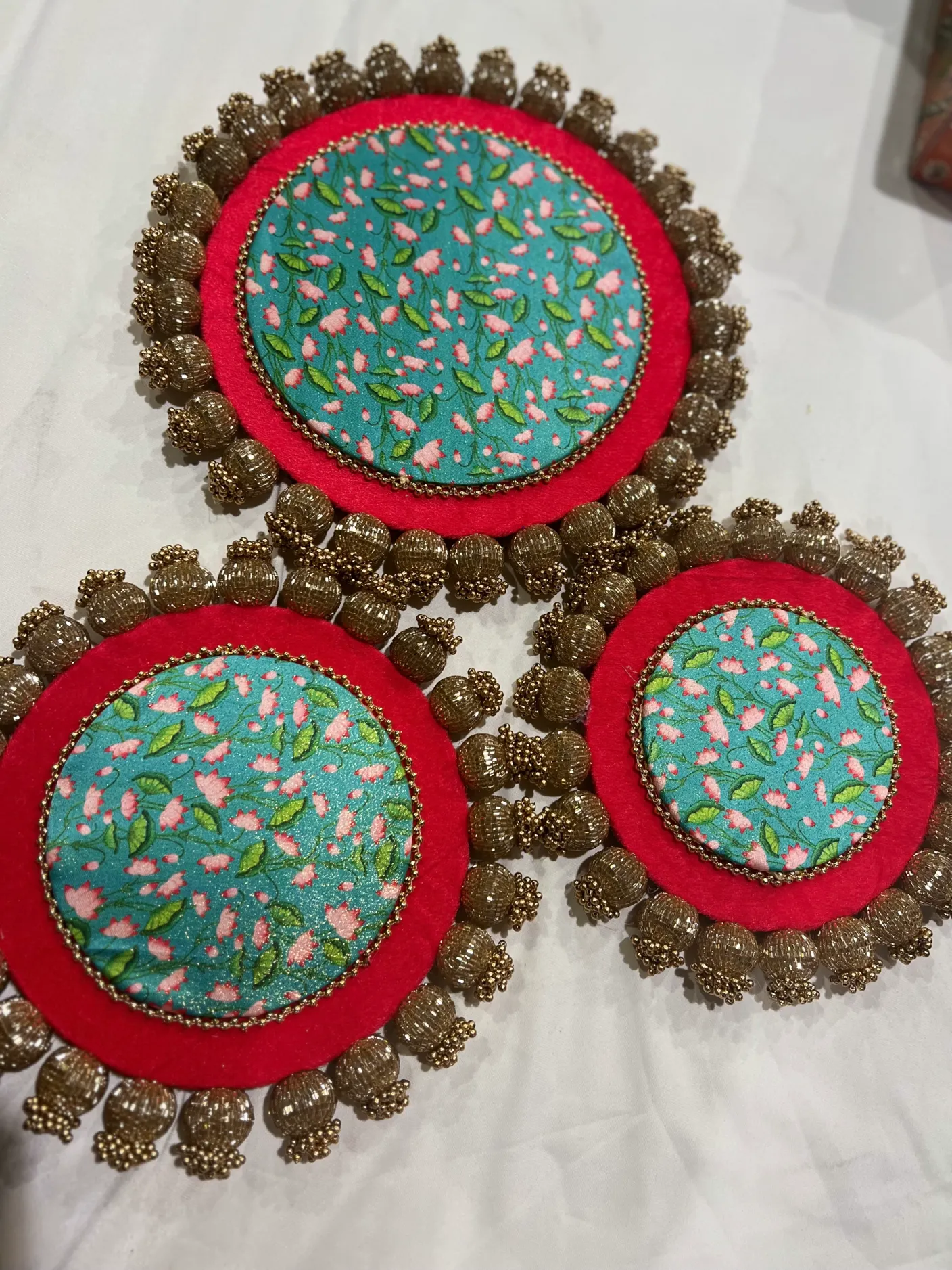 Fancy Flower Plate Set 