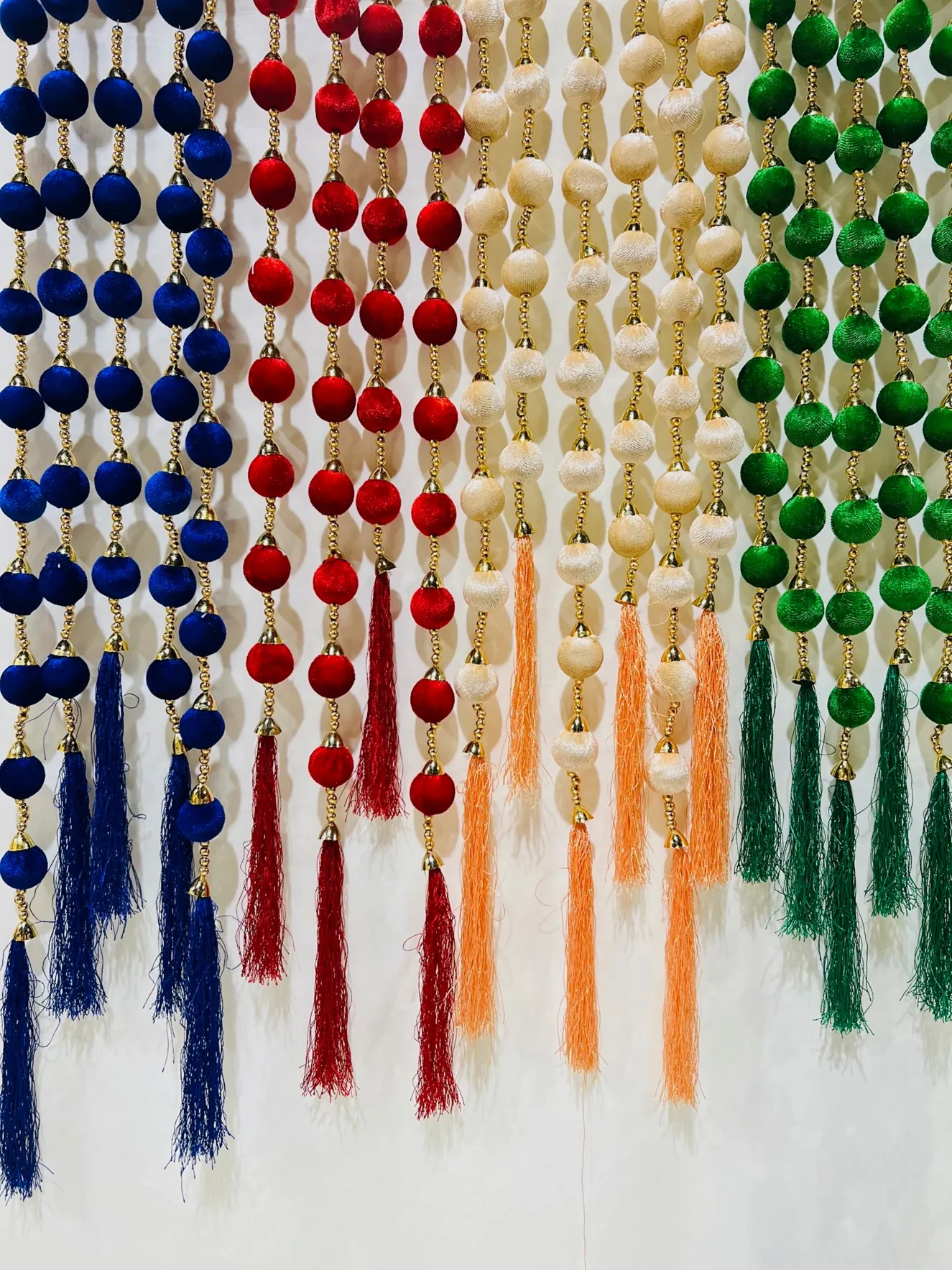 Jewel Tone Tassel Garlands