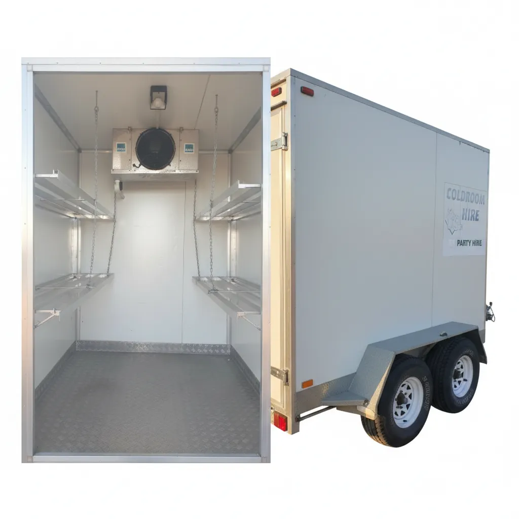 Walk-in Freezer on Trailer