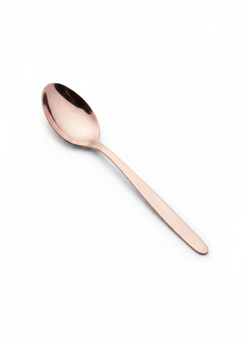 Cutlery - Rose Gold Dessert Spoon