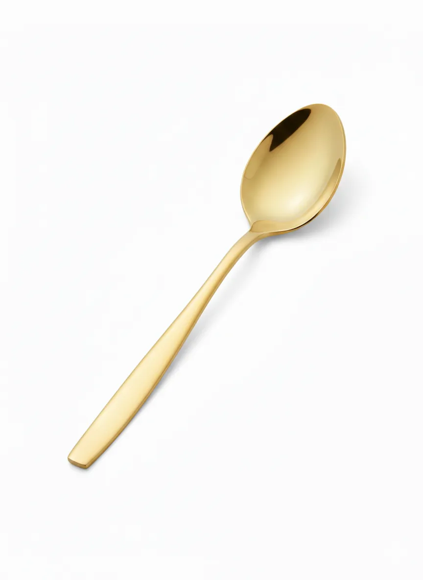 Cutlery - Gold Dessert Spoon