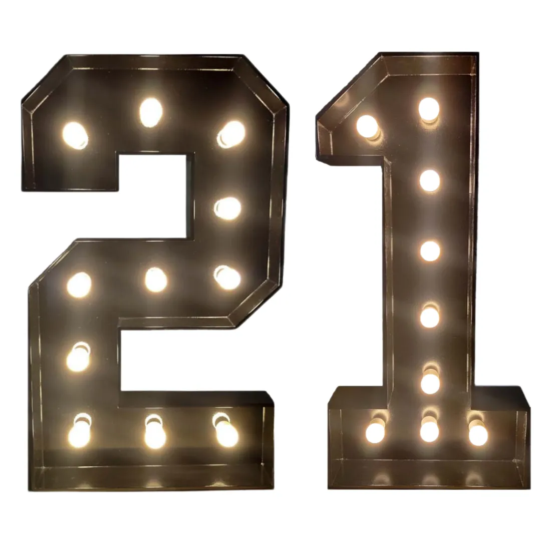 Lichtcijferset 2 stuks, verschillende opties!