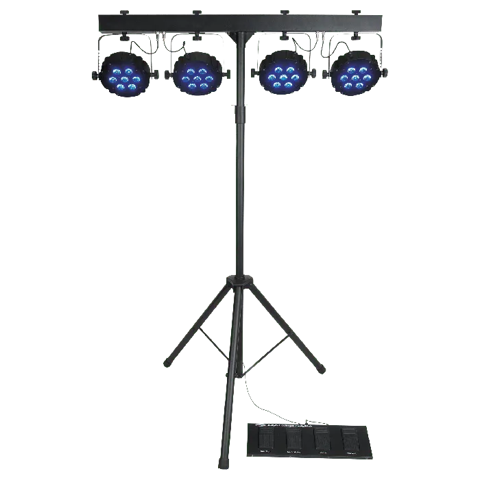 Showtec LED par-rek fourbar op statief