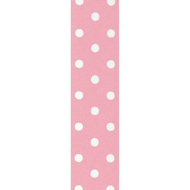 Pink Polka Dot Ribbon