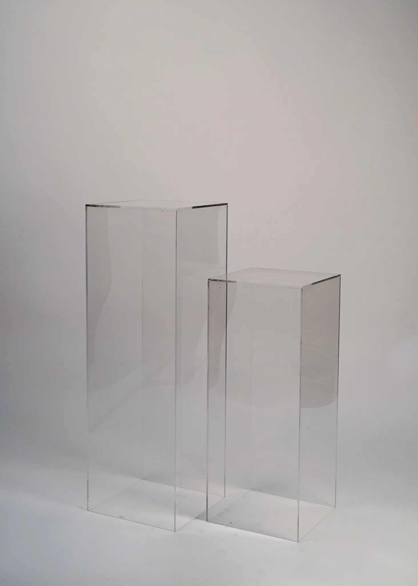 Perspex Plinths 