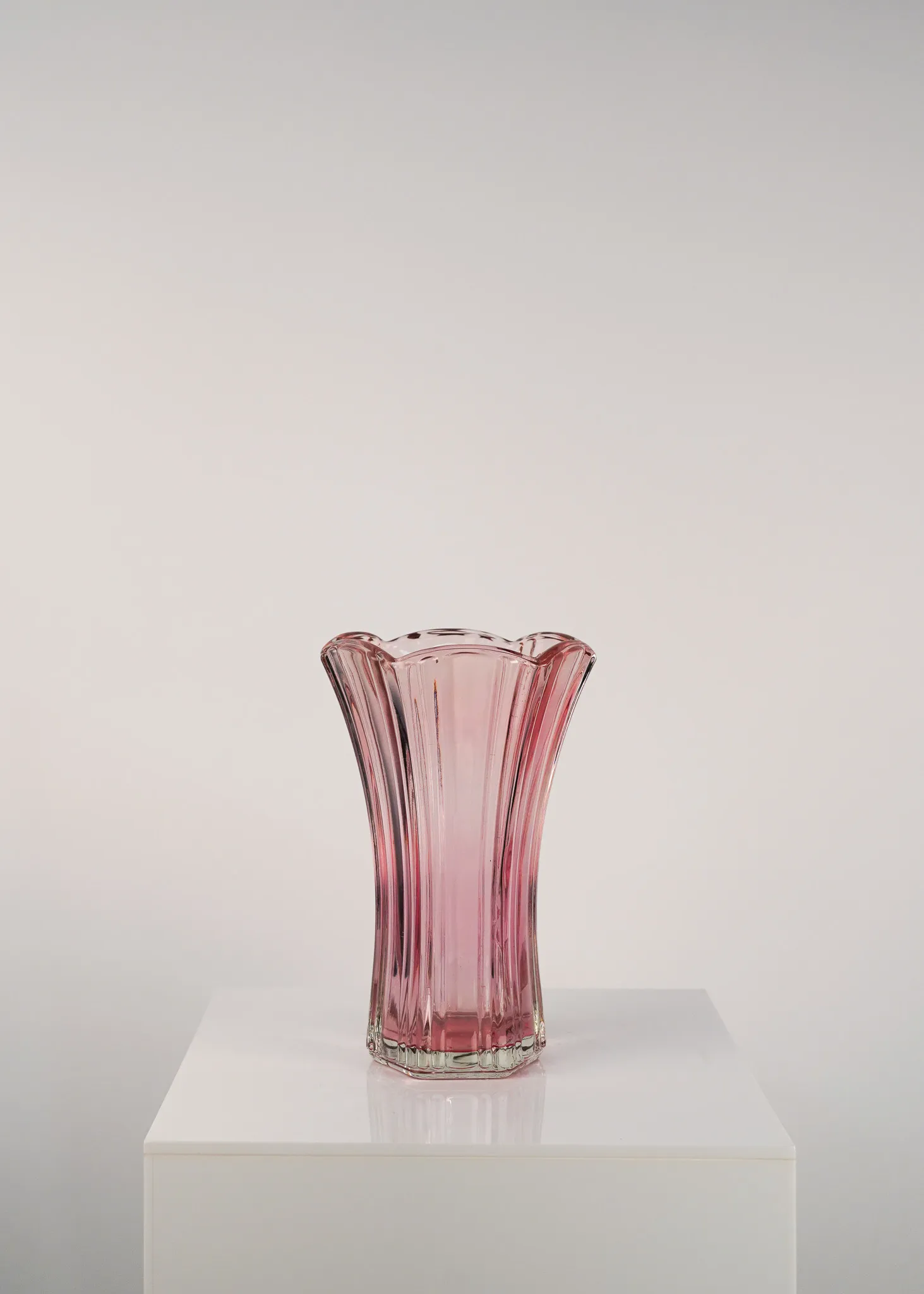 Vintage Glass Vases Blush & Jewel 