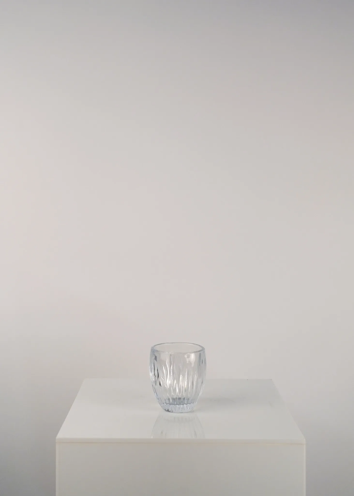 Crystal Ribbed Votive