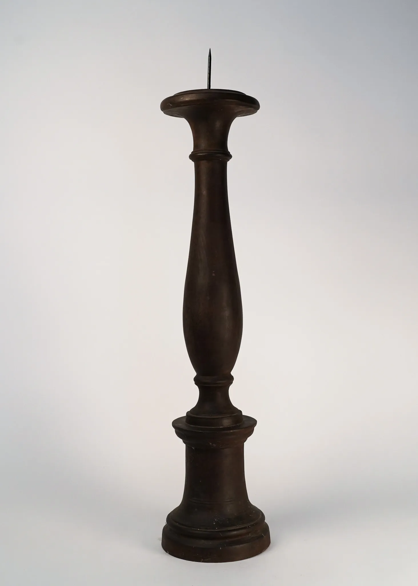 Steel Tall Candle Holder 