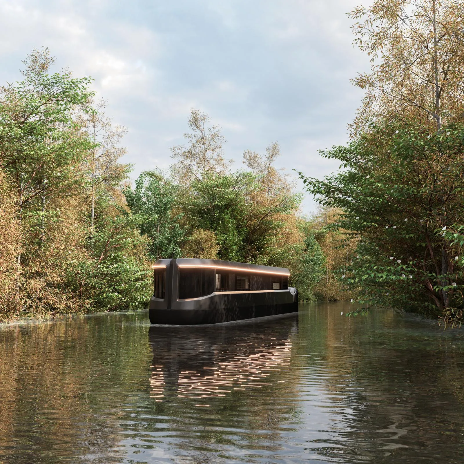 Modern Luxury Narrowboat