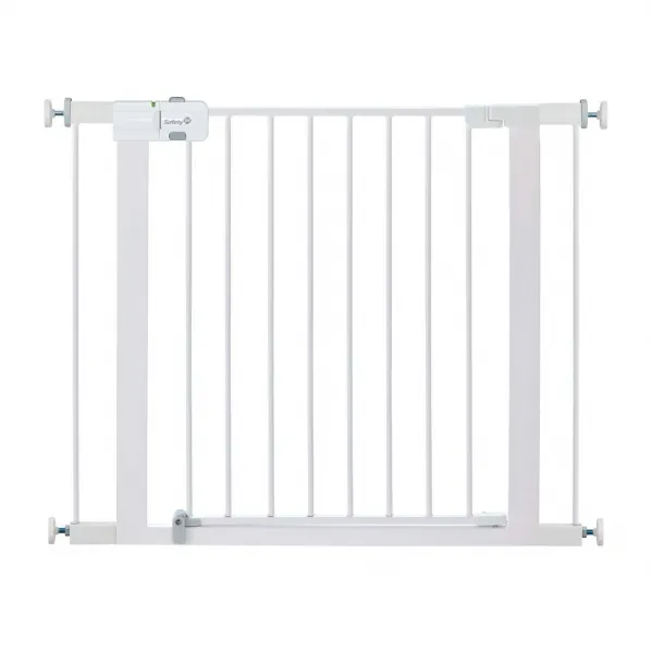 Safety 1st Easy Install Metal Baby Gate with Pressure Mount Fastening (BLACK)