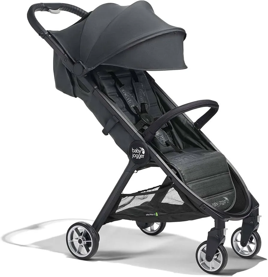 Baby Jogger City Tour 2 Ultra-Compact, Lightweight Travel Stroller, Pike Single Stroller Pike