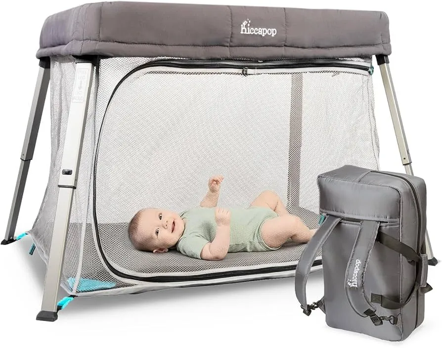 Hiccapop Portable Crib