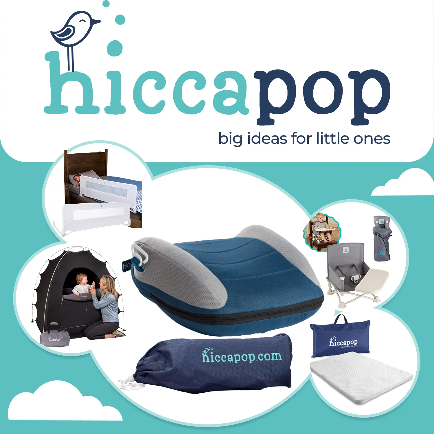 Hiccapop Inflatable Booster Seat