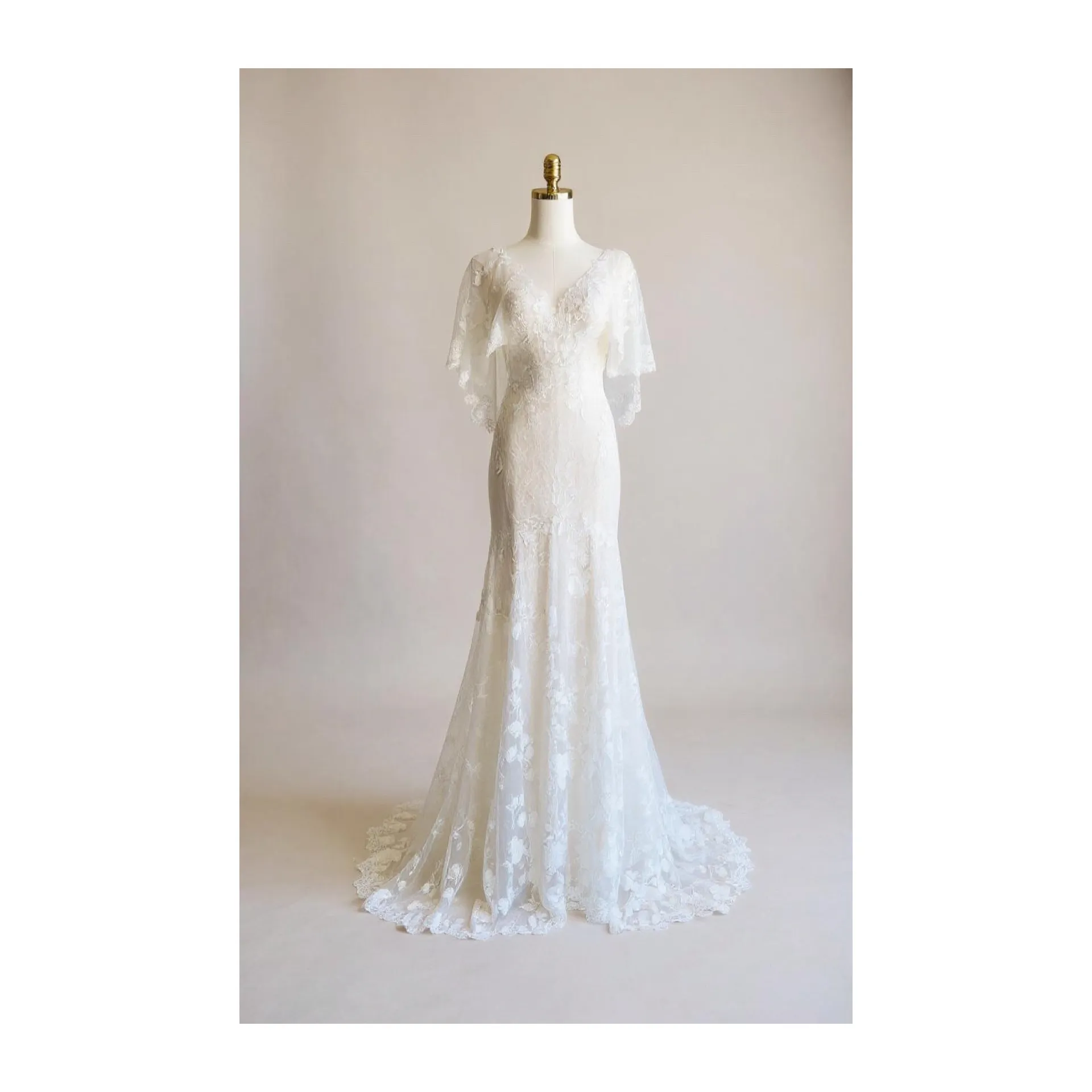 Embroidery mermaid dress