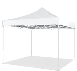 10x10ft WHITE CANOPY TENT