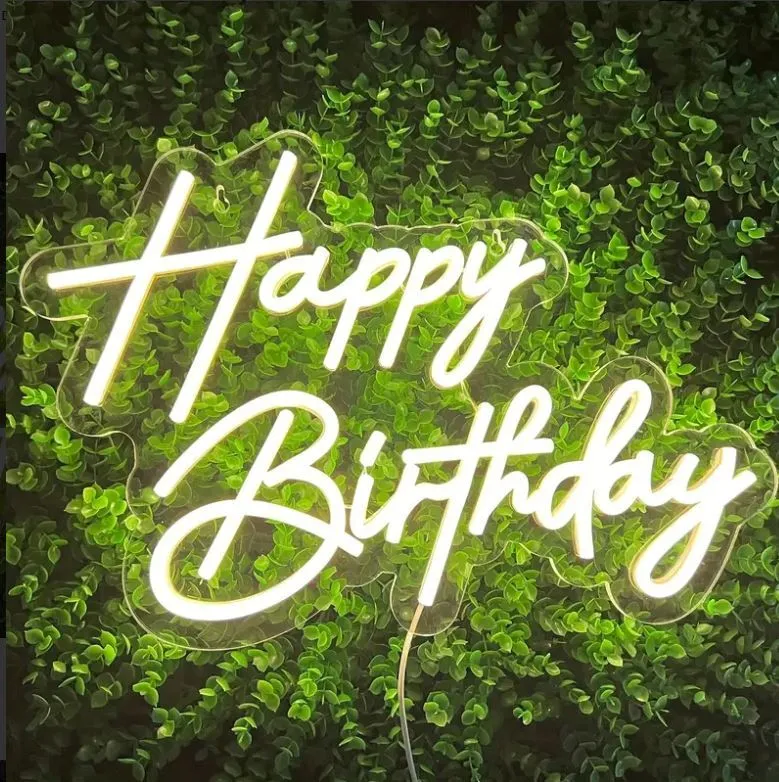 Happy Birthday LED Light