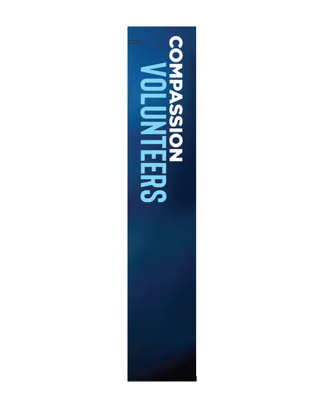 Pole Banner w/Base - Volunteer - VT