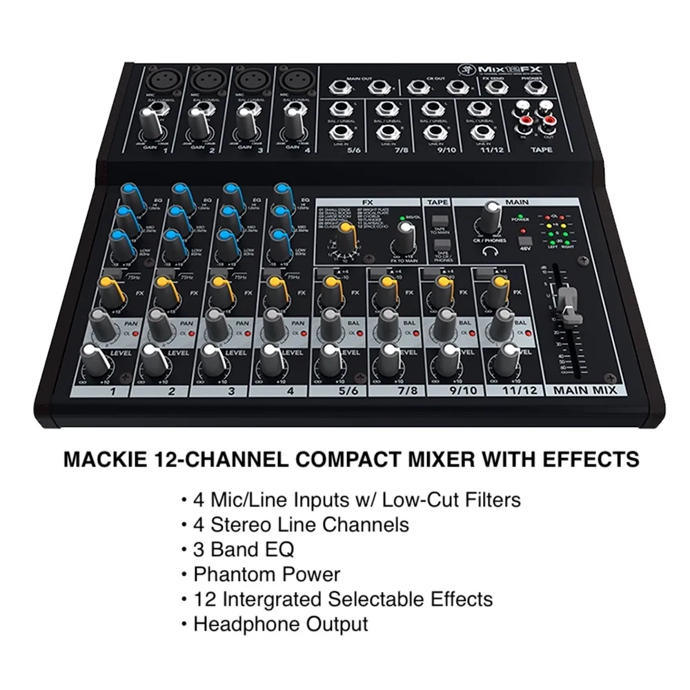 Mackie 12 Channel Mixer
