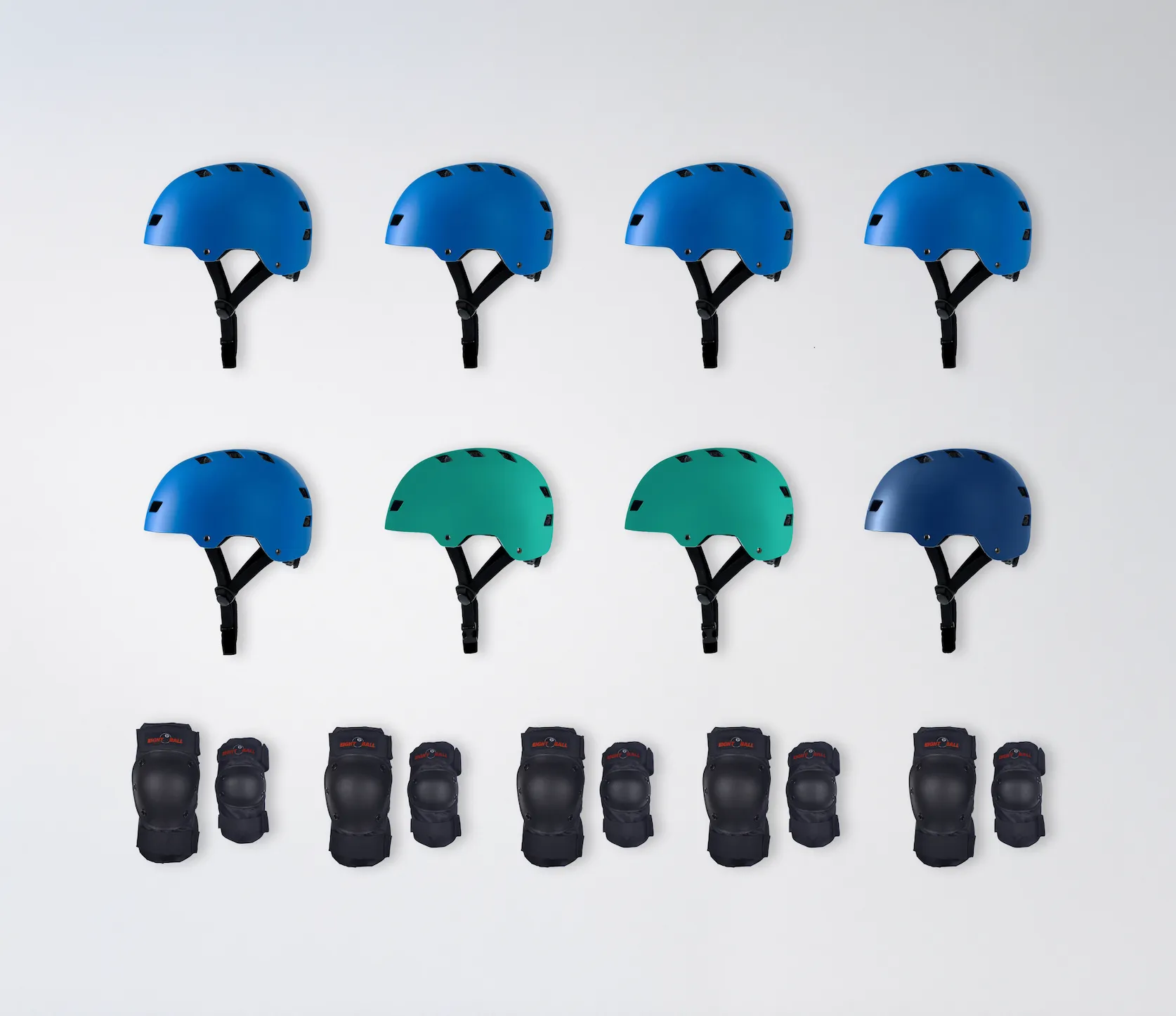 K-2nd Helmet and Pad Bundle (5 Set)