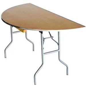 5 Foot Half Moon Table