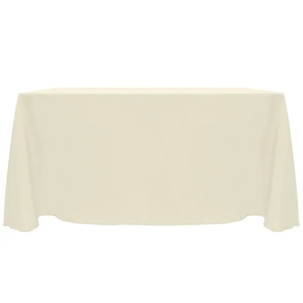 108"x156" Rectangle Poly/Linen (Ivory)