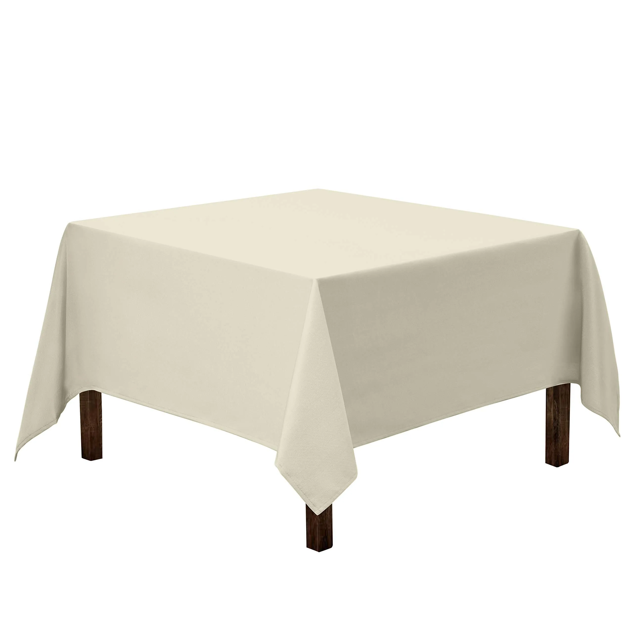 70 inch Square Polyester linen (Ivory)