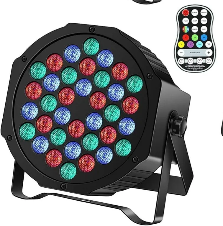 Uplighting RGB 36W - Par Can Rechargable Wireless LED - Single Light