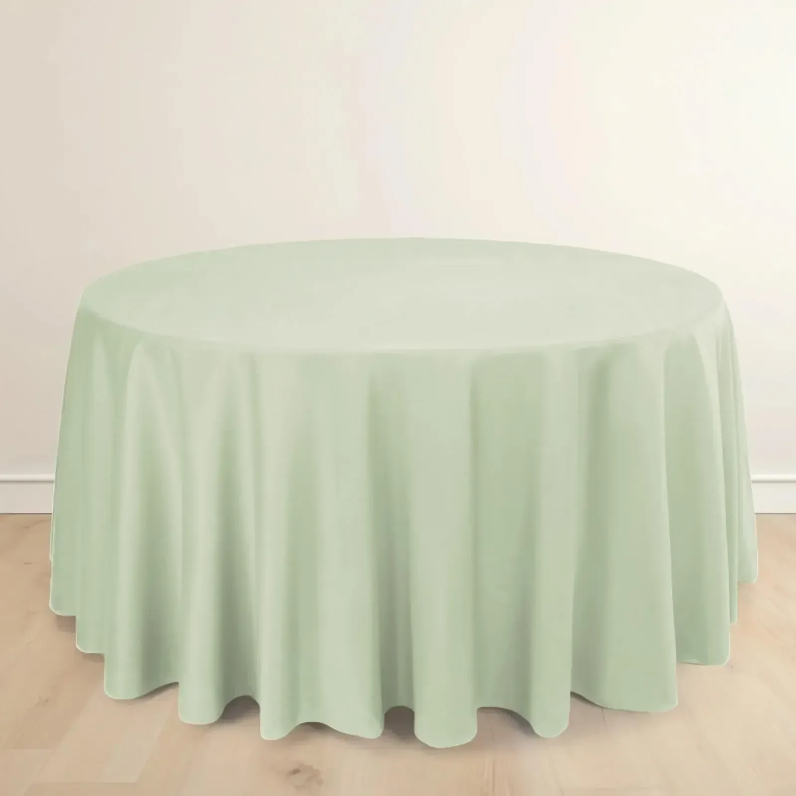 120″ Round Linen (SAGE) Fits: 60″ Round Table to Floor
