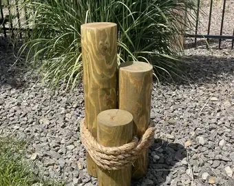 Nautical Posts and Rope Sections