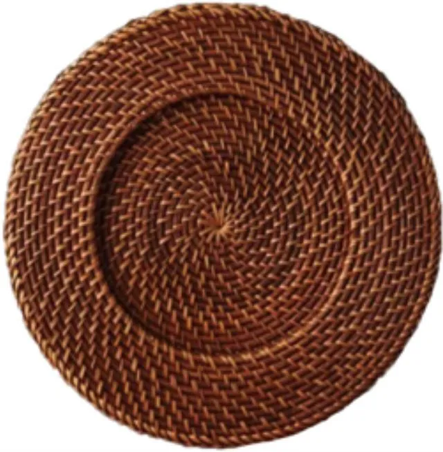 Rattan Charger - Brown