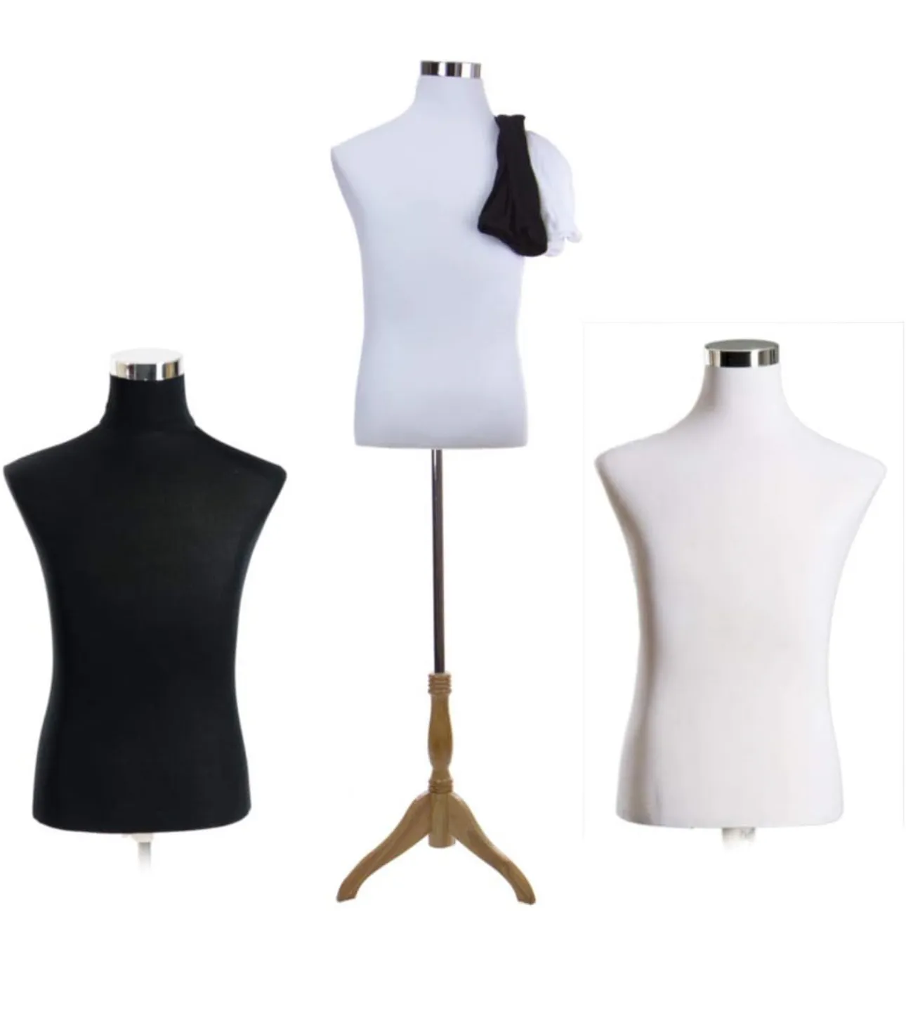 Male Form Torso on Wooden Stand