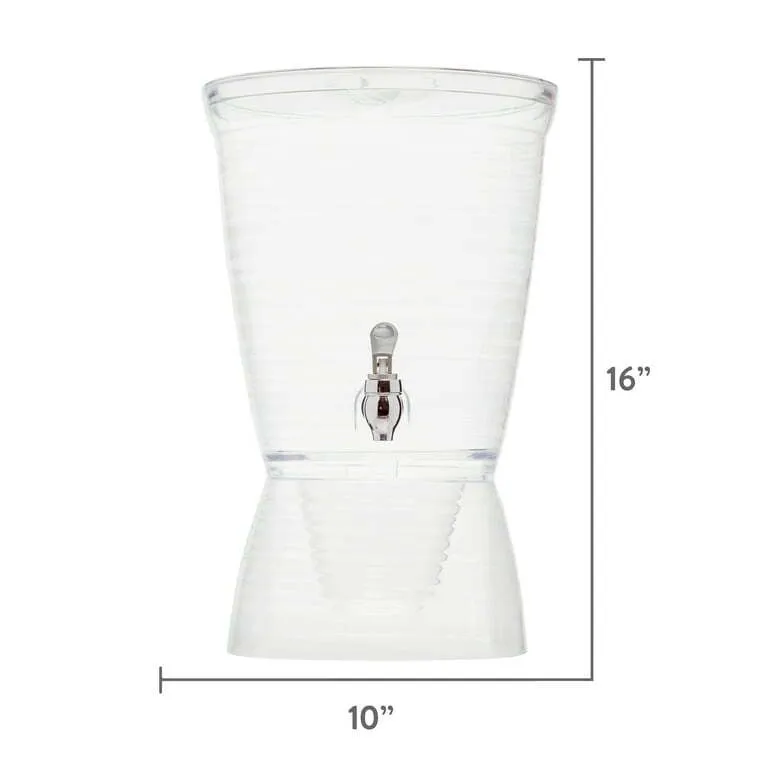2.5 Gallon Acrylic Beverage Dispenser