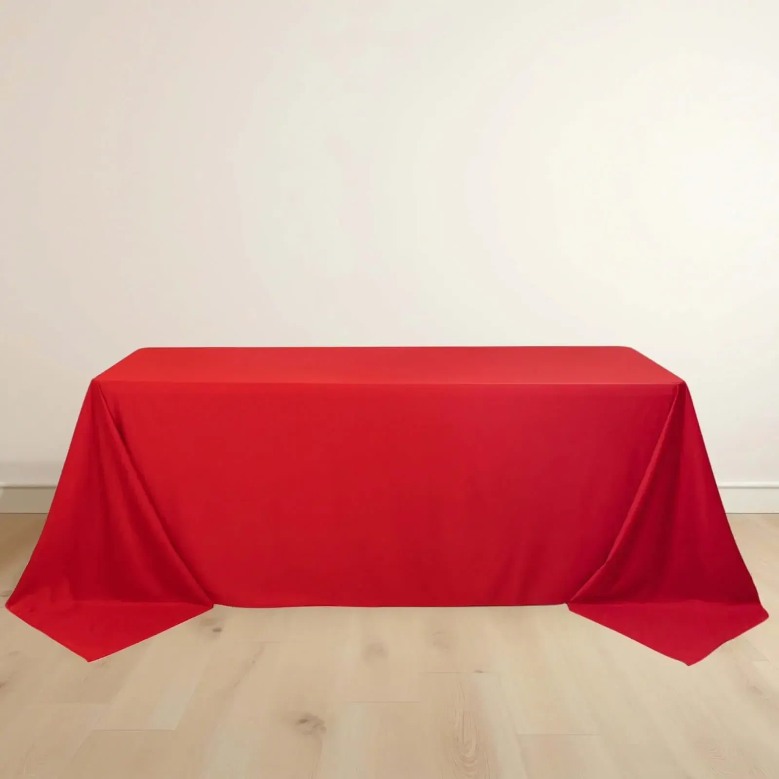 RED RECTANGLE LINEN 90 X 132