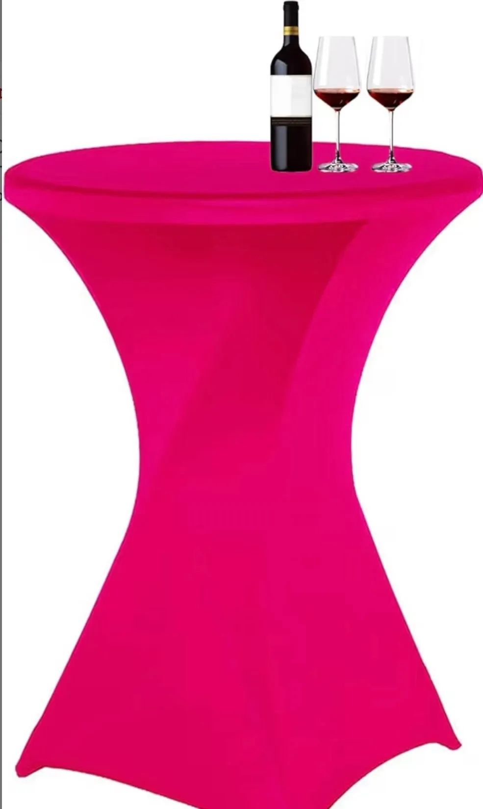 Cocktail Table Spandex - Hot Pink