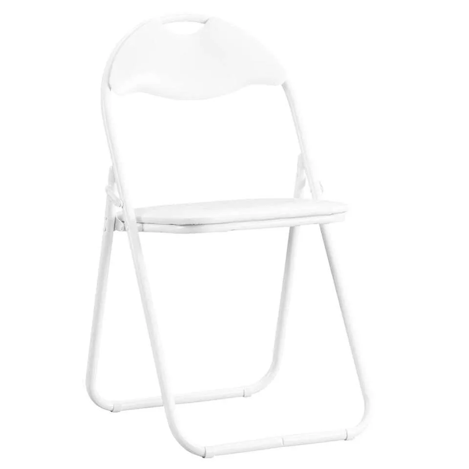 10 klapstoelen Witte