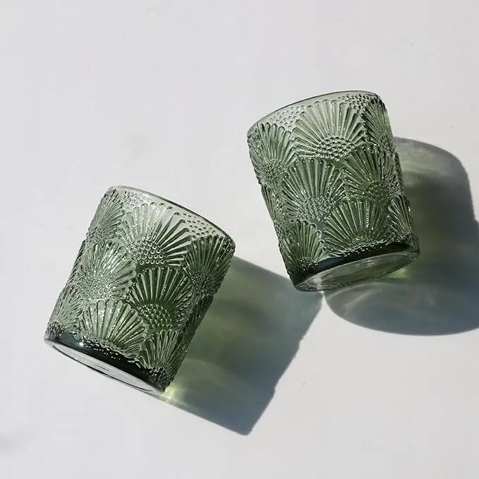 Modern Green Votive with Tealight