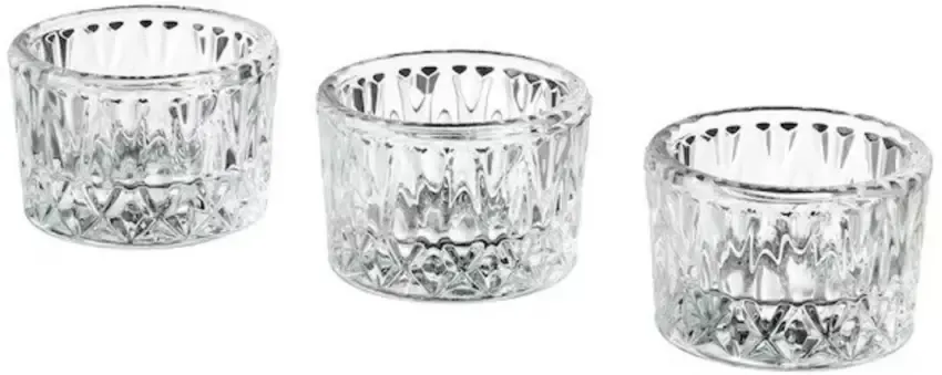 Glass Tealight Holder with Tealight