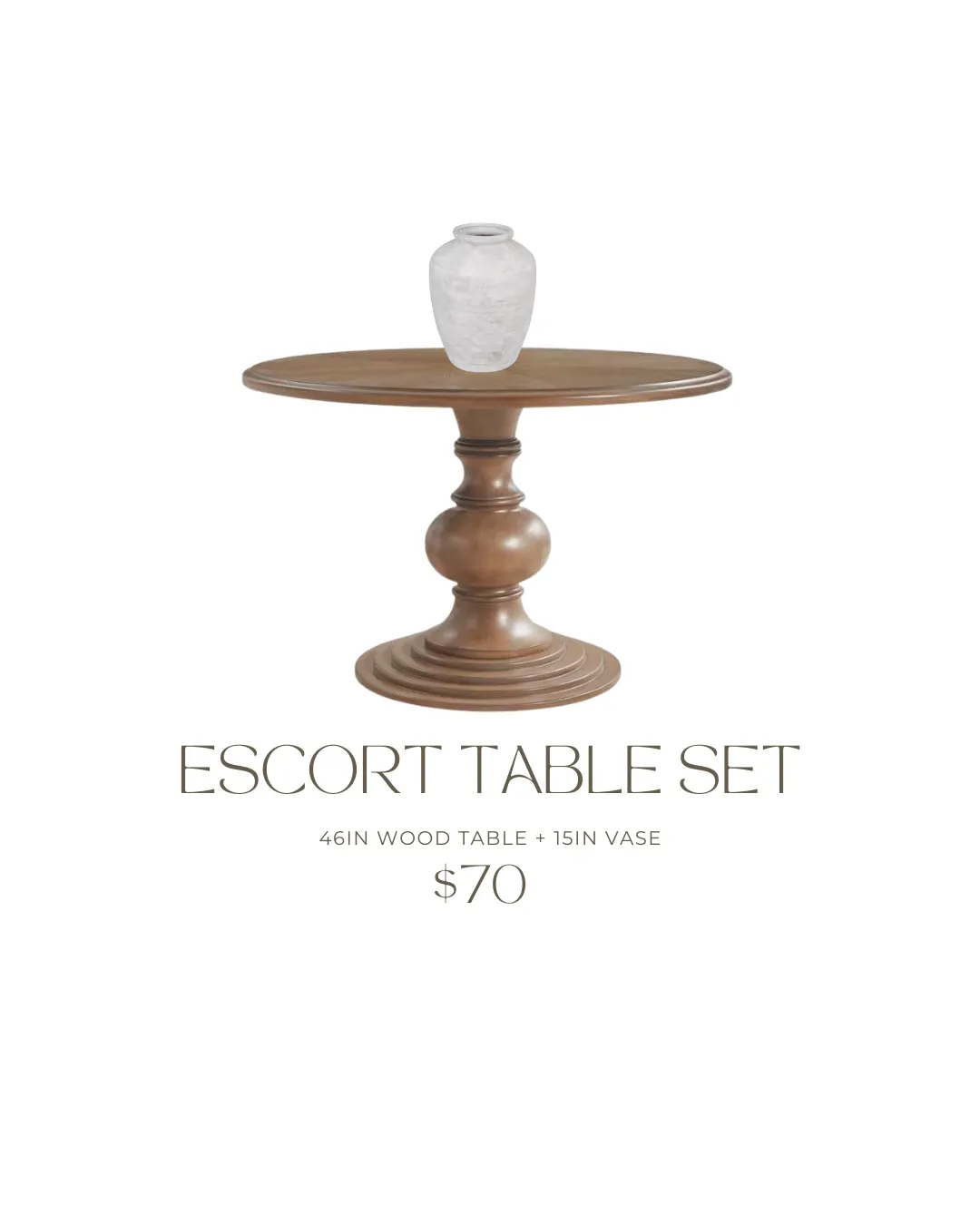 Escort Table Set