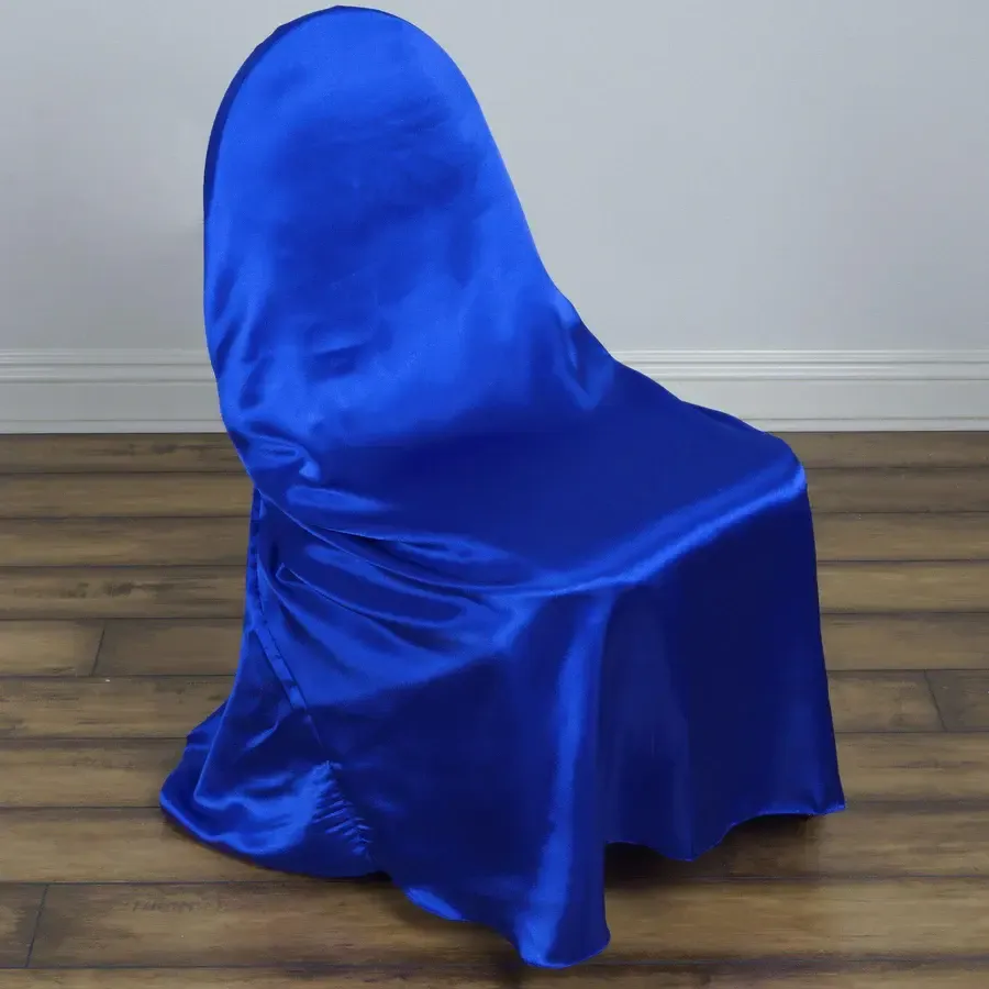 SATIN UNIVERSAL DRAPE CHAIR COVER