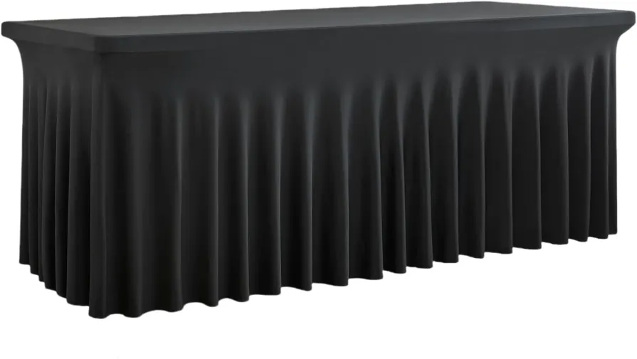 SPANDEX FITTED DRAPE REC TABLE