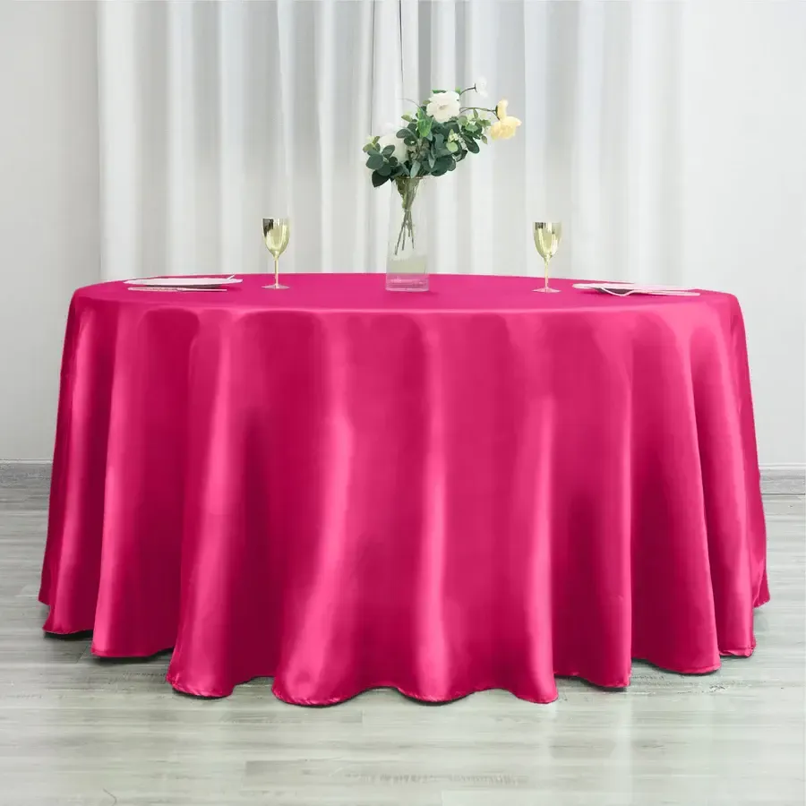 SATIN ROUND TABLE