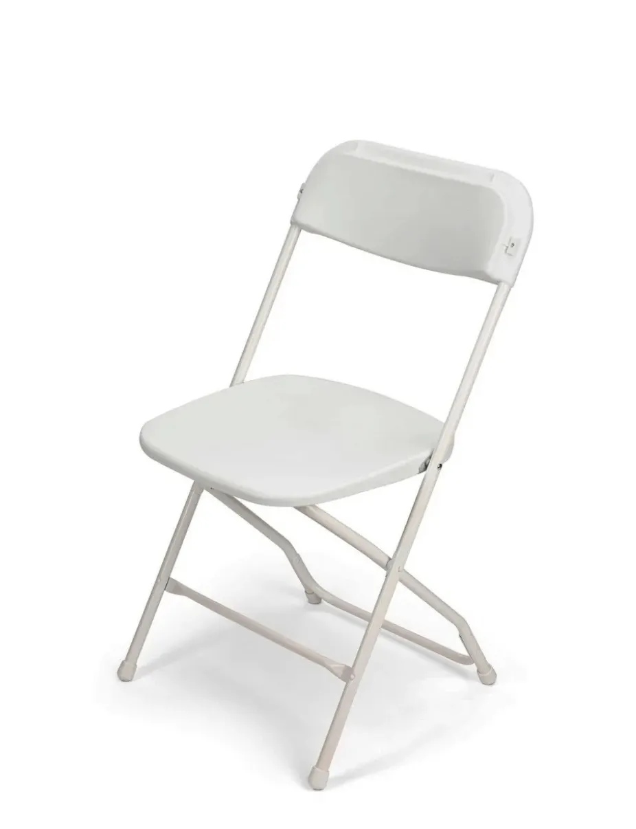 Plastic folding chairs