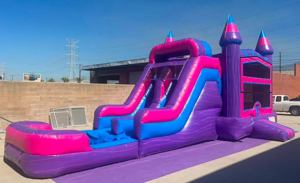Princess Castle Wet & Dry Bounce House Combo Rental in Laredo TX
