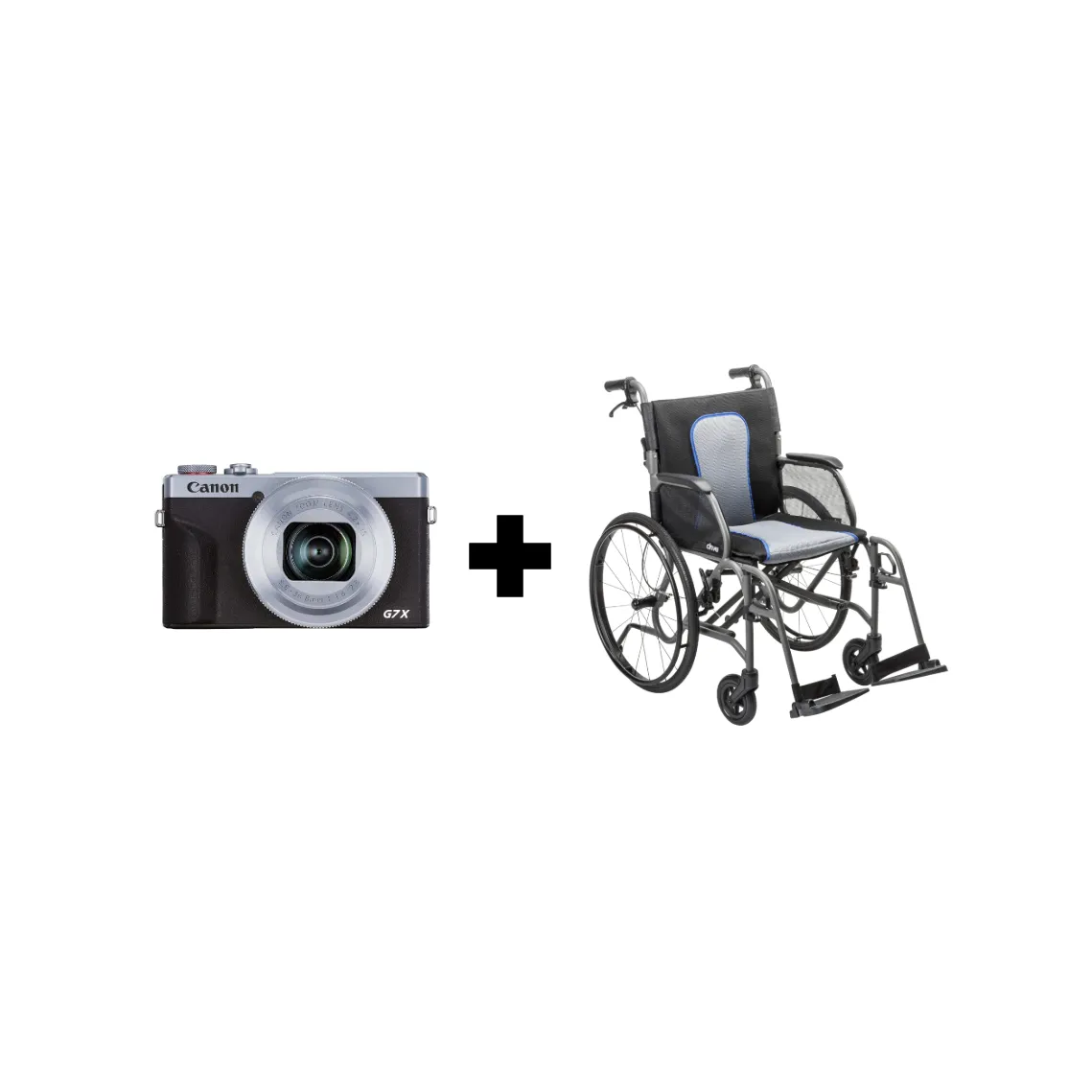 Ultra Light Wheelchair and Canon G7X