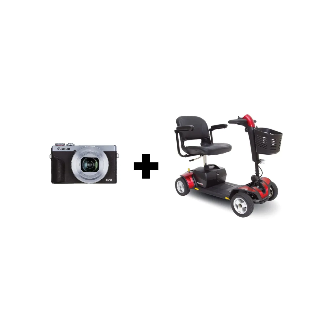 Extra Comfy Mobility Scooter and Canon G7X Camera