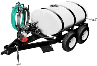 500 Gallon Water Tank Trailer w/ Pump & Sprayers
