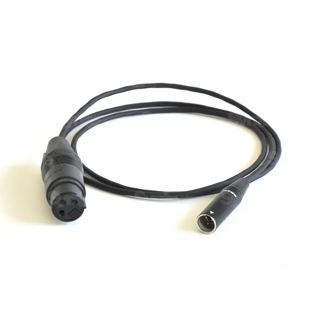 Canare Mini XLR (M) / XLR (F) audio cable - 0,5m