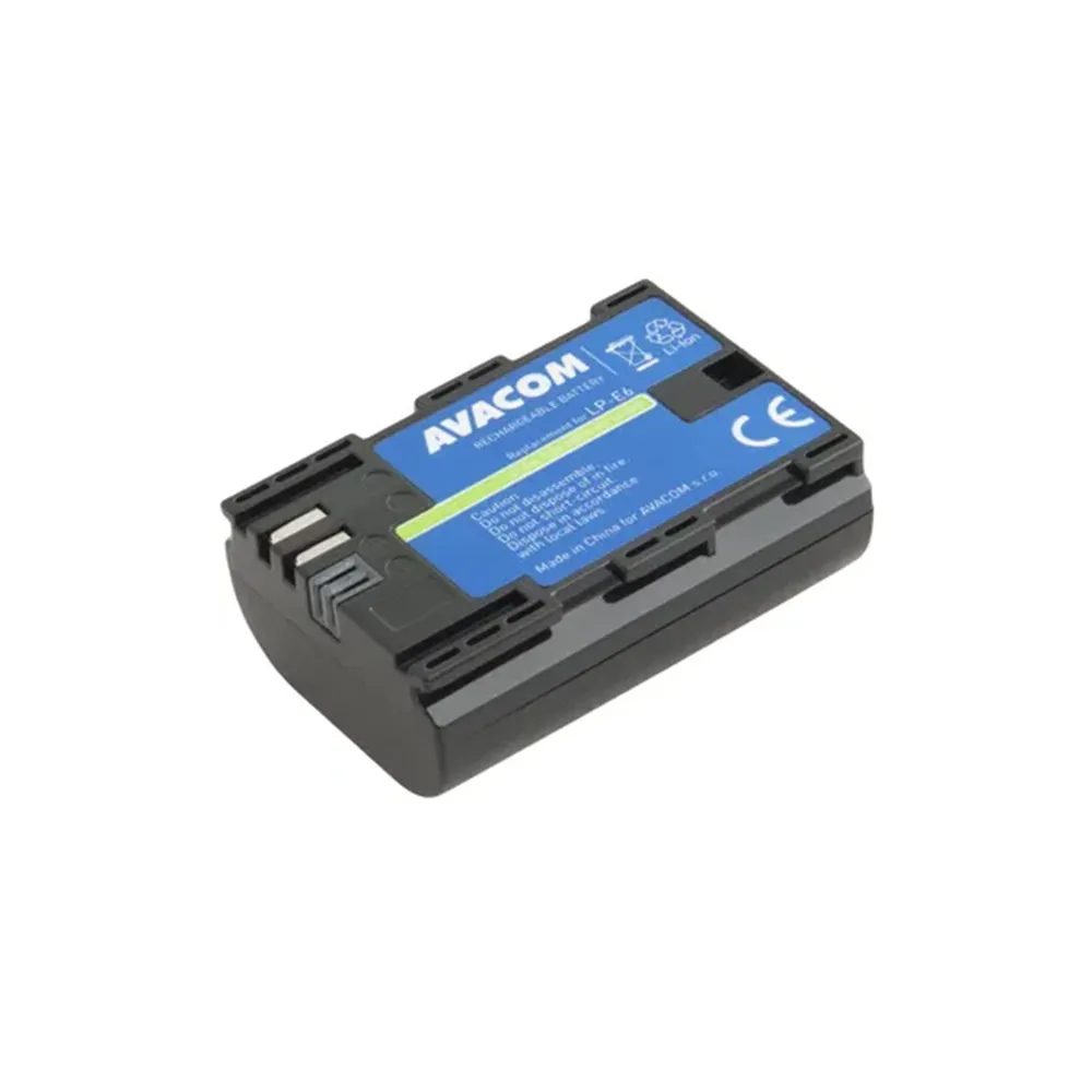 AVACOM Canon LP-E6 kompatibilis, Li-Ion, 7,4 V, 2000 mAh